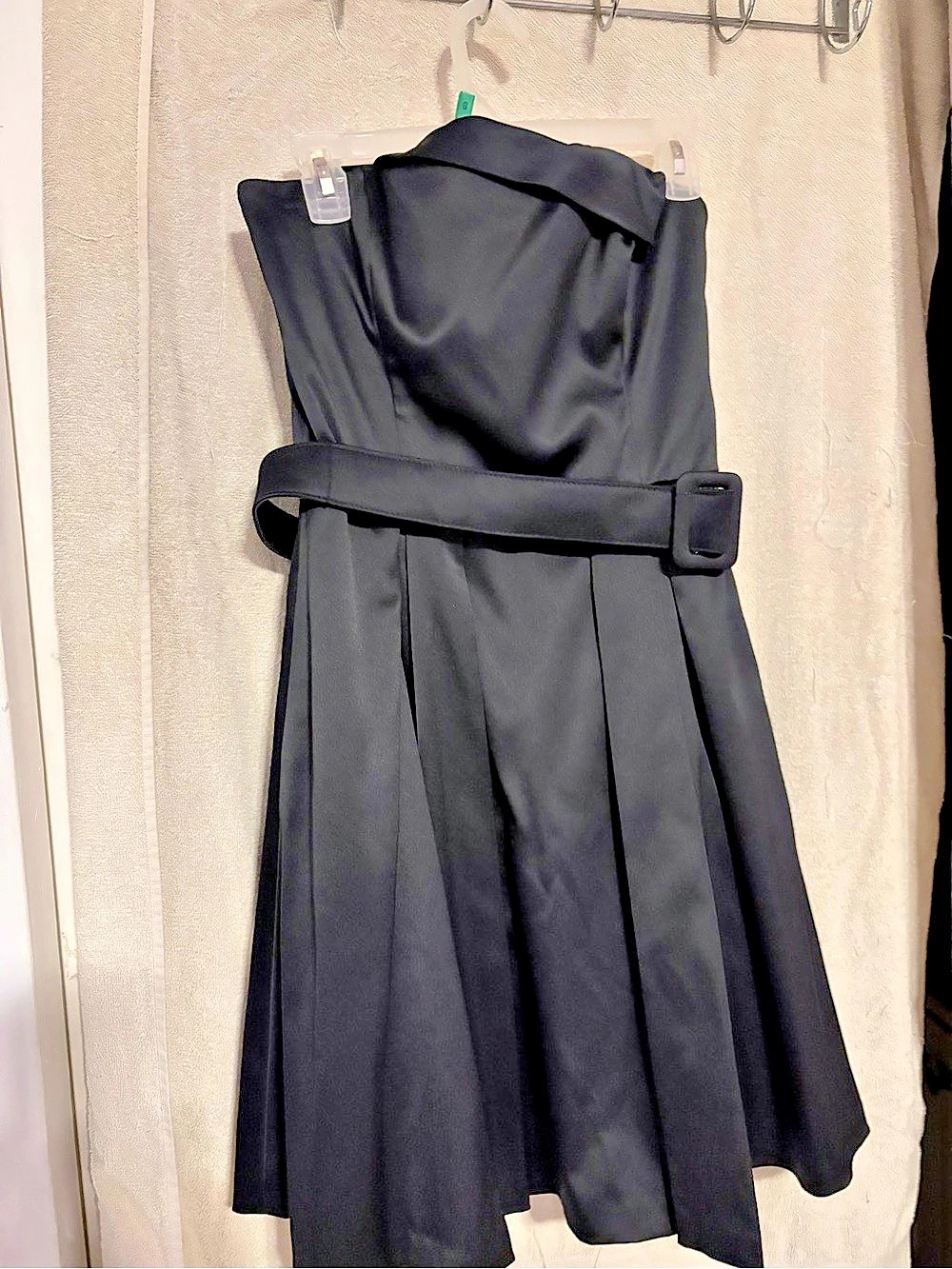 Black Belted Maxi Dress Like New
